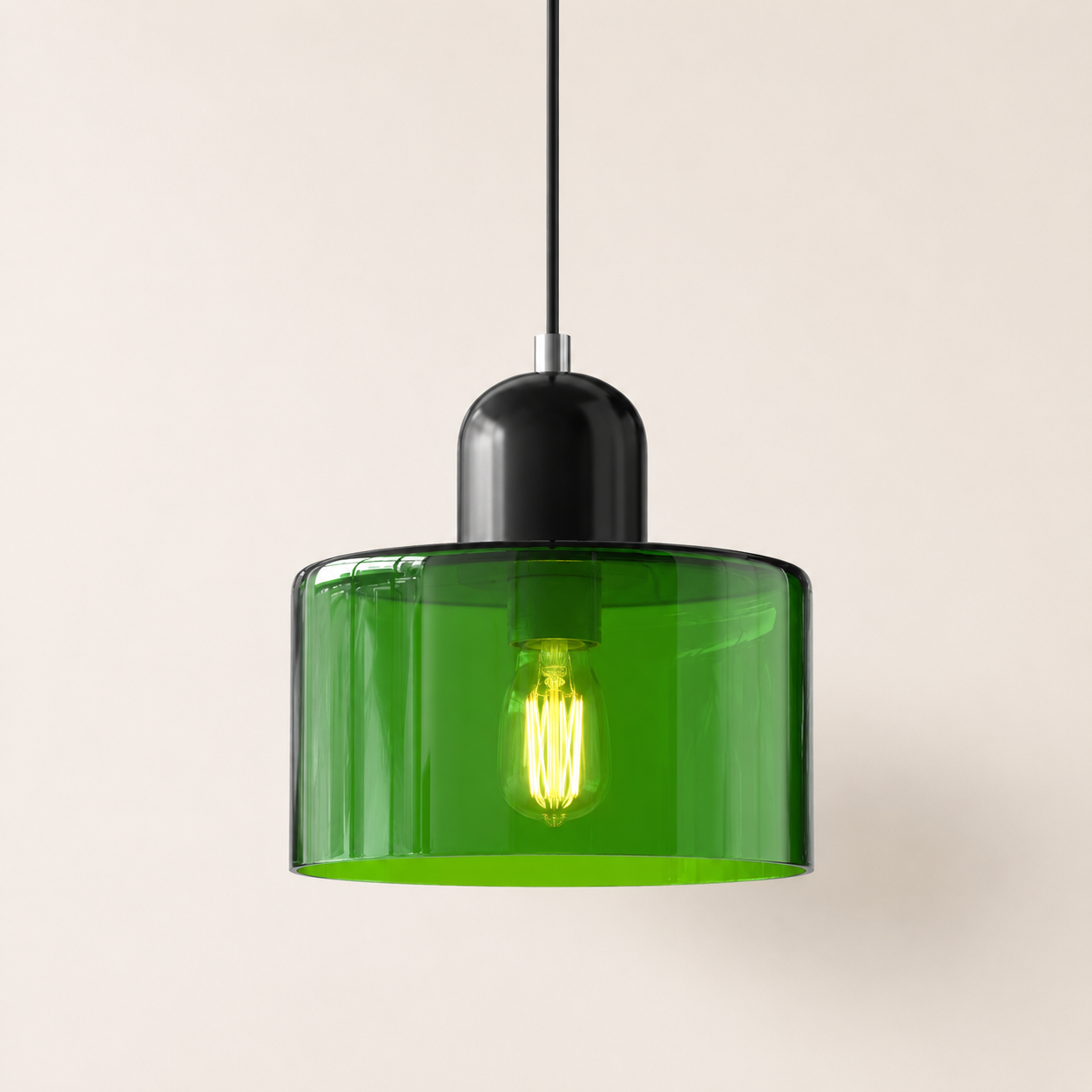 Colorful glass pendant light variant, gallery image 38.