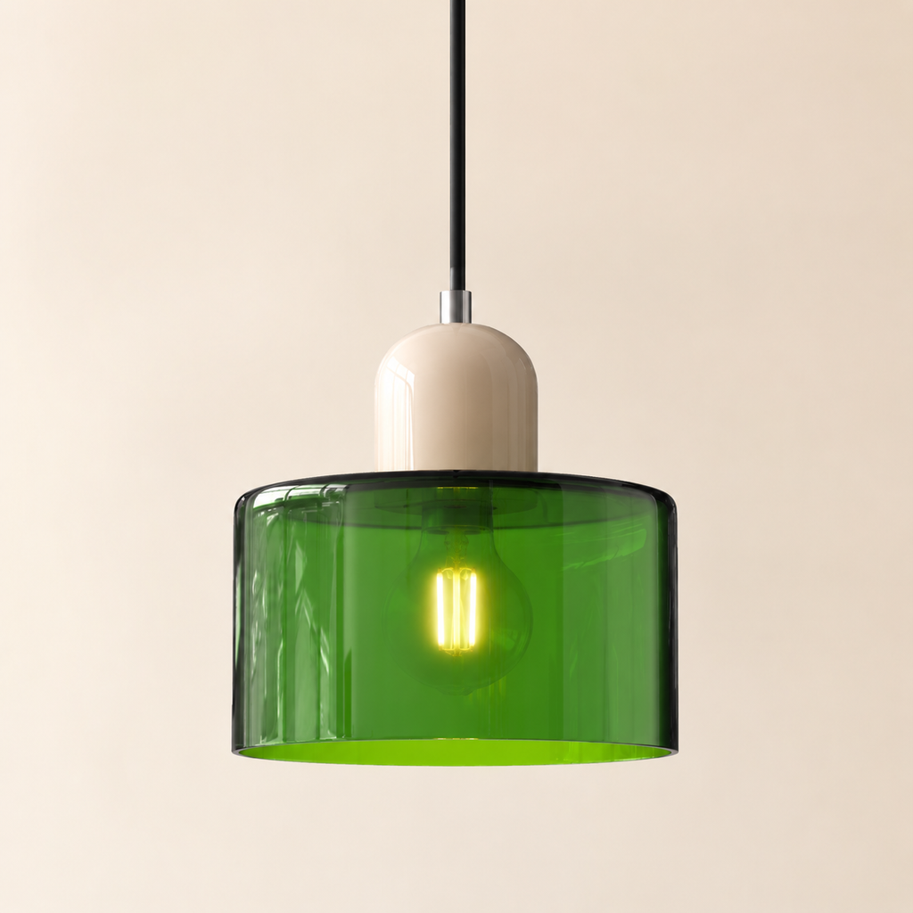 Colorful glass pendant light variant, gallery image 45.