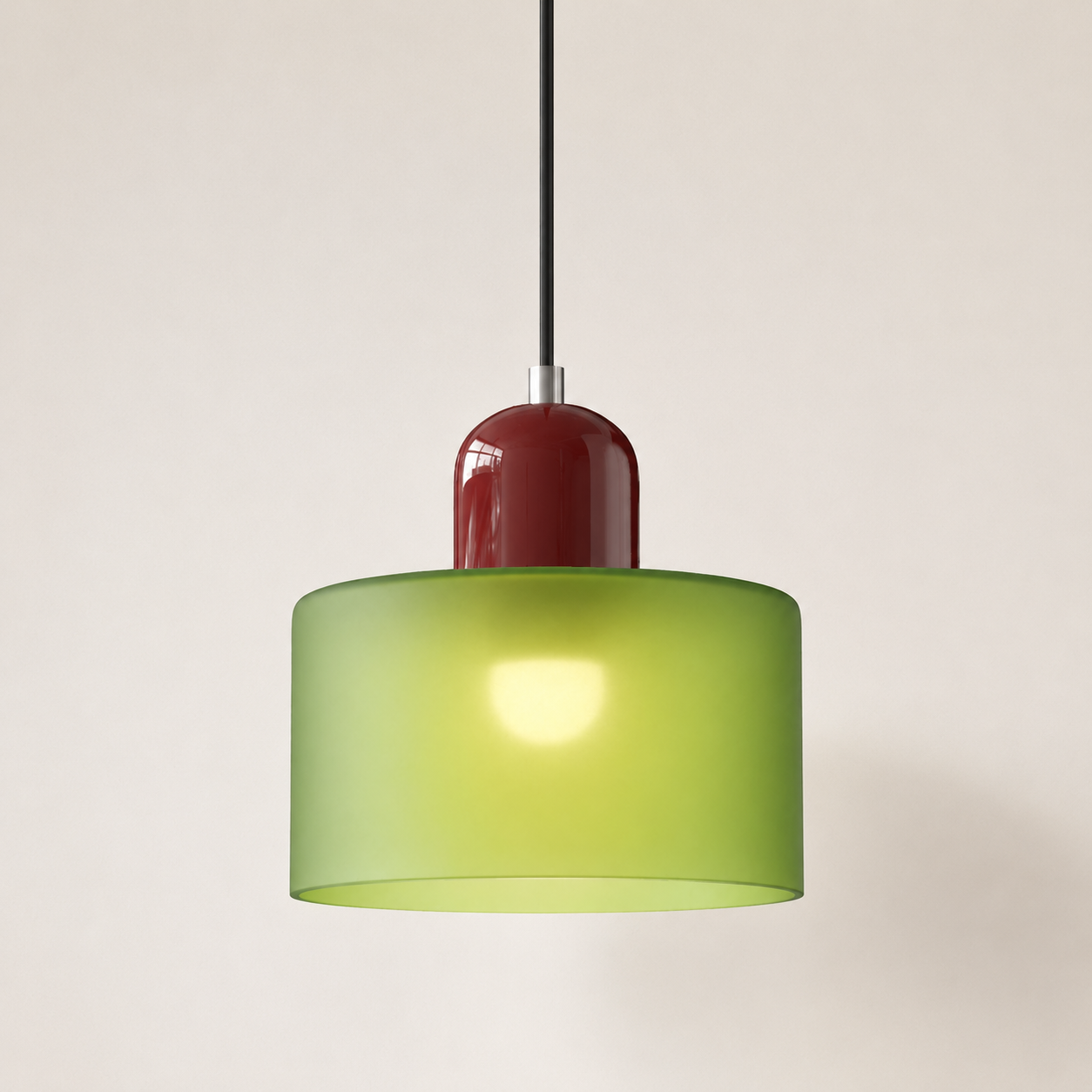 Colorful glass pendant light variant, gallery image 49.