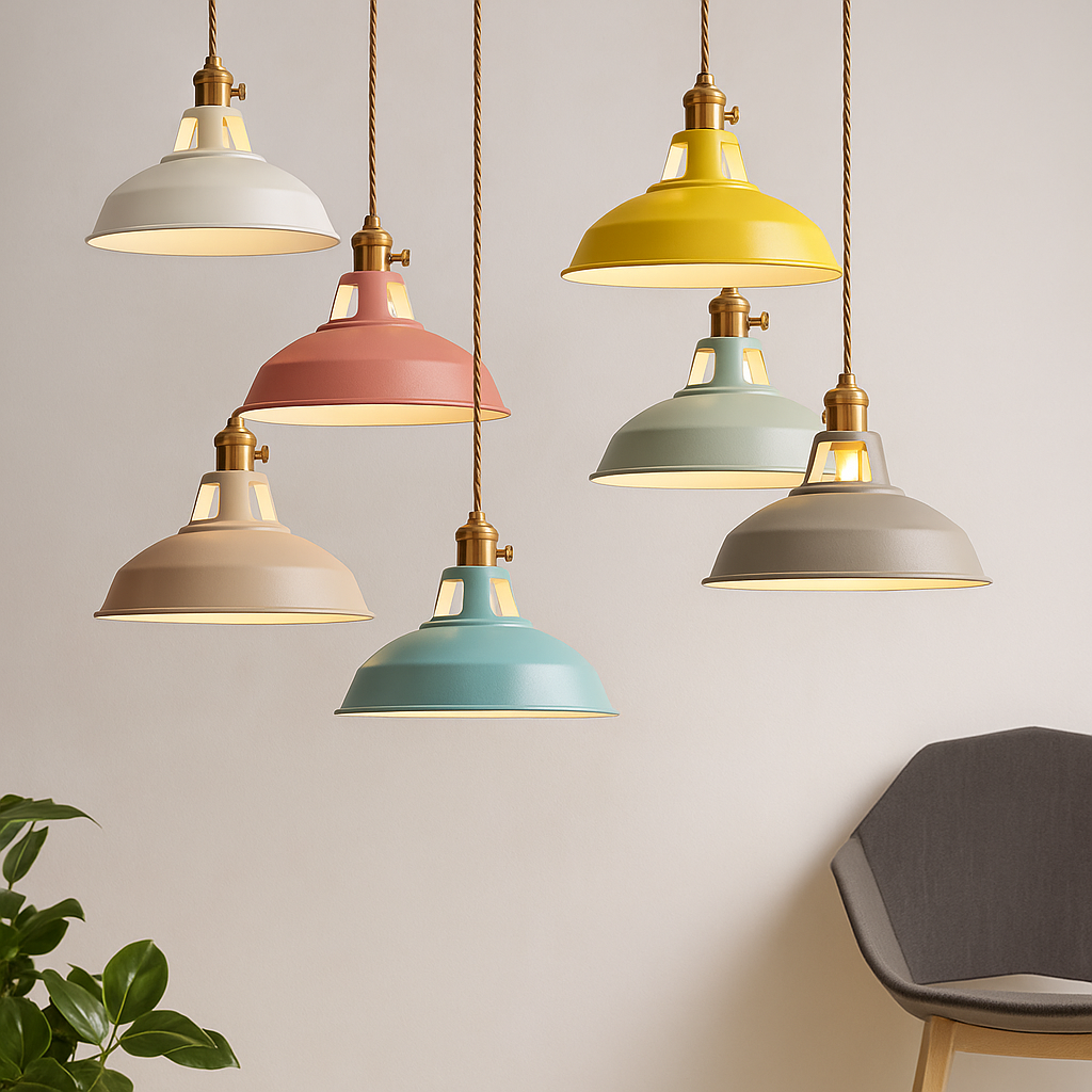 Pendant Light in Gray shown on the source page.