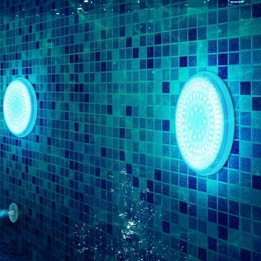 Pool light size and housing details.