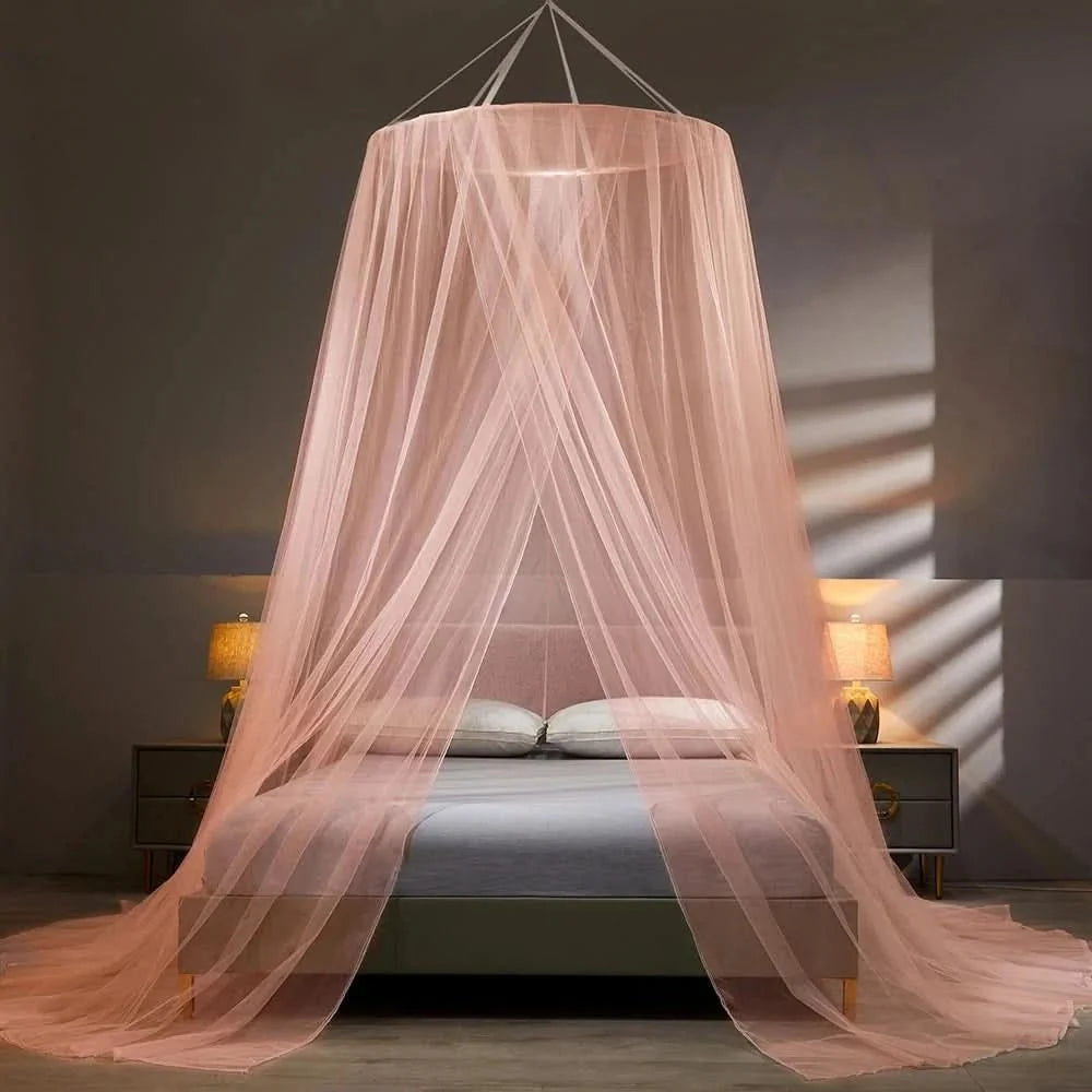 Foldable self-supporting pop-up mosquito net for beds, product detail 1.