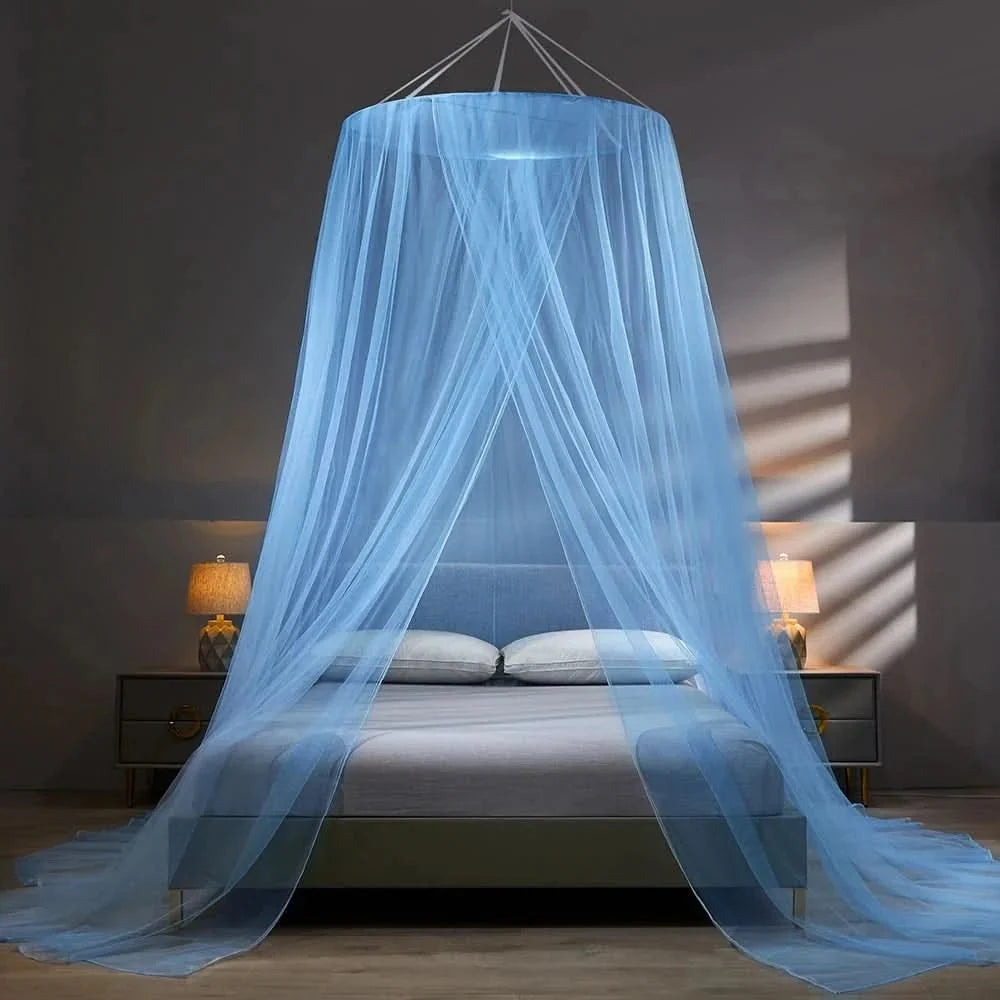 Foldable self-supporting pop-up mosquito net for beds, product detail 2.