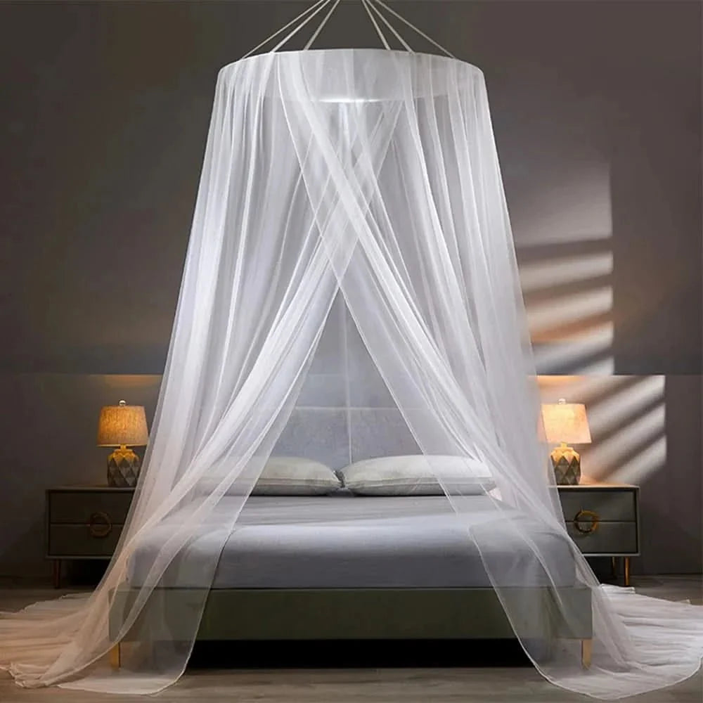 Foldable self-supporting pop-up mosquito net for beds, product detail 6.