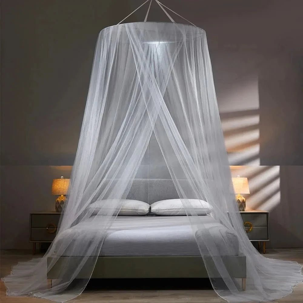 Foldable self-supporting pop-up mosquito net for beds, product detail 7.