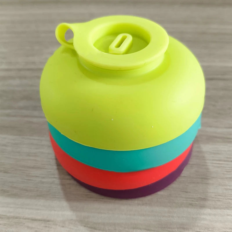 Popsicle holder colors stacked together