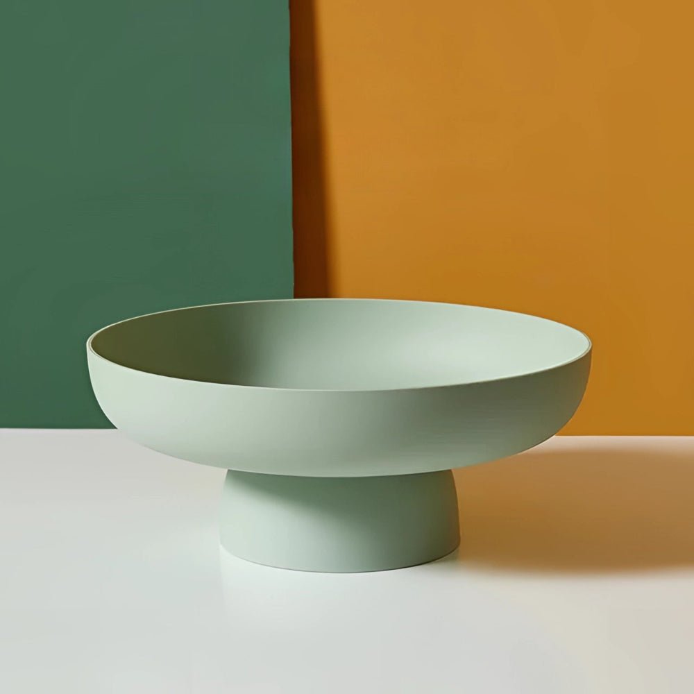 Decorative Fruit Bowl | Hand-Painted Modern Centerpiece - Serving Bowl product view 5