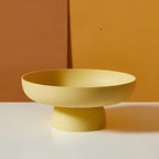 Decorative Fruit Bowl | Hand-Painted Modern Centerpiece - Serving Bowl product view 6