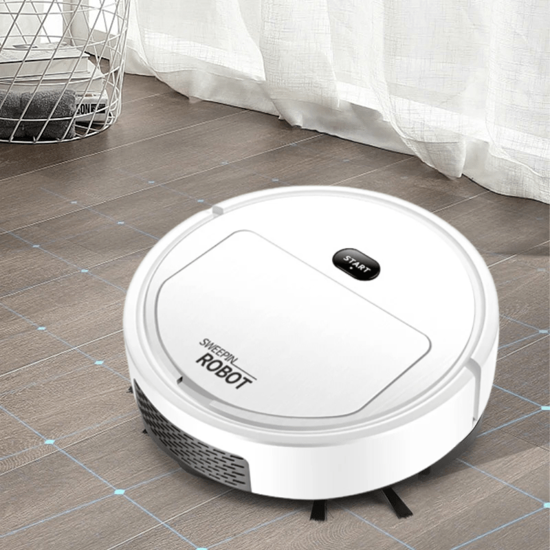 Robot Vacuum Cleaner | Smart Floor Cleaning, Compact Low Profile, Black — product image 1