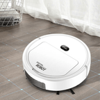 Robot Vacuum Cleaner | Smart Floor Cleaning, Compact Low Profile, Black — product image 1