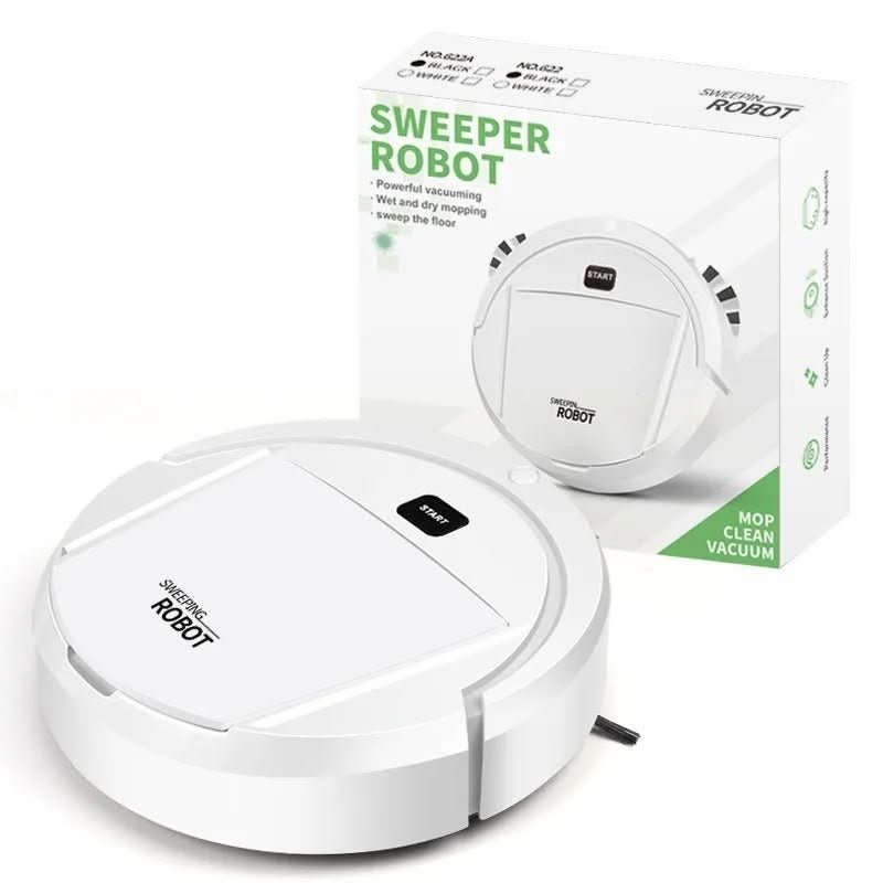 Robot Vacuum Cleaner | Smart Floor Cleaning, Compact Low Profile, Black — product image 2