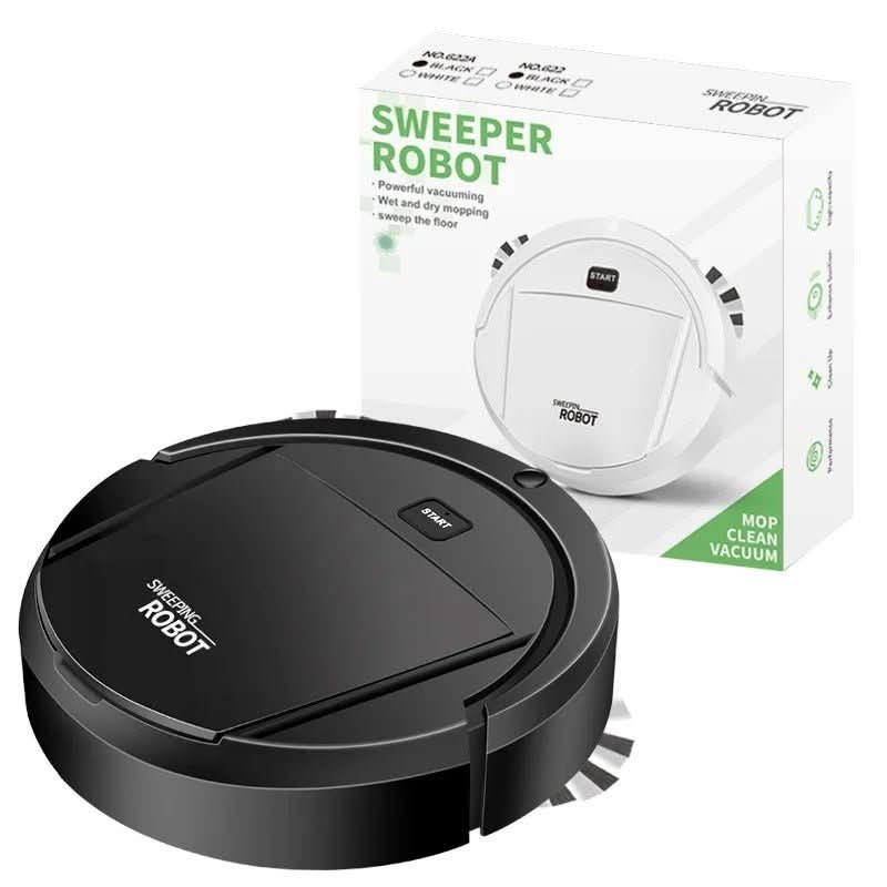 Robot Vacuum Cleaner | Smart Floor Cleaning, Compact Low Profile, Black — product image 3