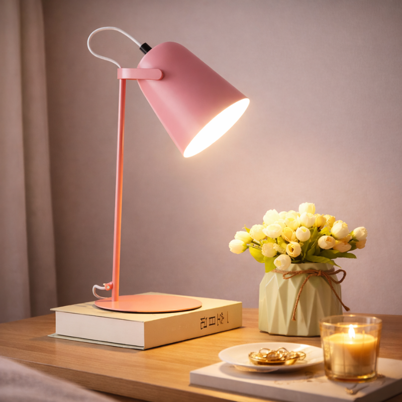 Rotating Macaron Desk Lamp | Adjustable Eye Friendly Reading Light image 1