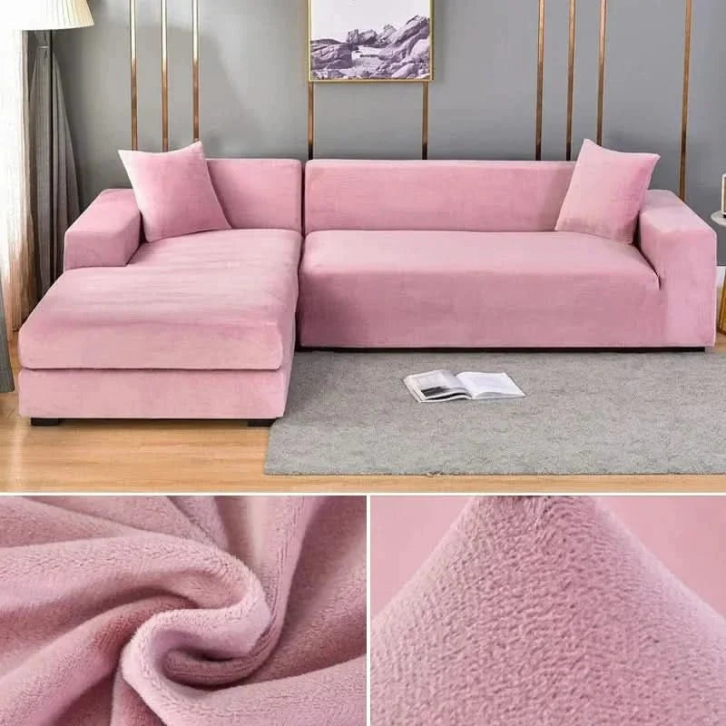 Sofa Cover | Stretch Velvet, Twenty Colors — product image 2