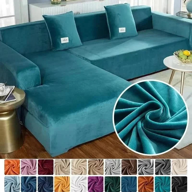Sofa Cover | Stretch Velvet, Twenty Colors — product image 3