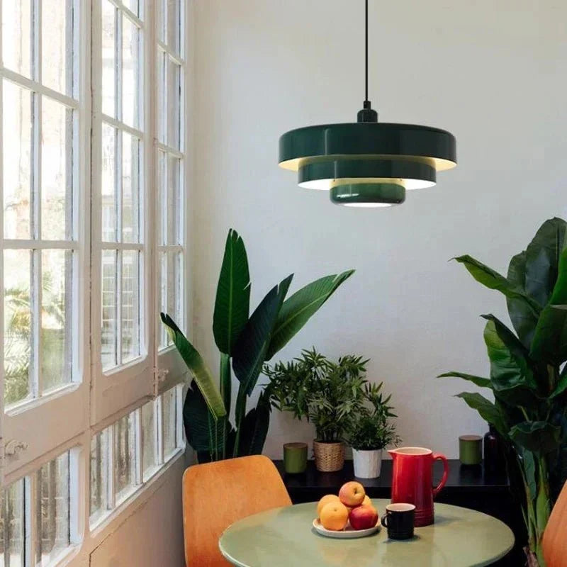 Three-Tier Pendant Light with macaron metal fixture — product image 3