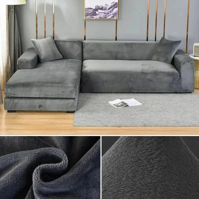 Sofa Cover | Stretch Velvet, Twenty Colors — product image 5
