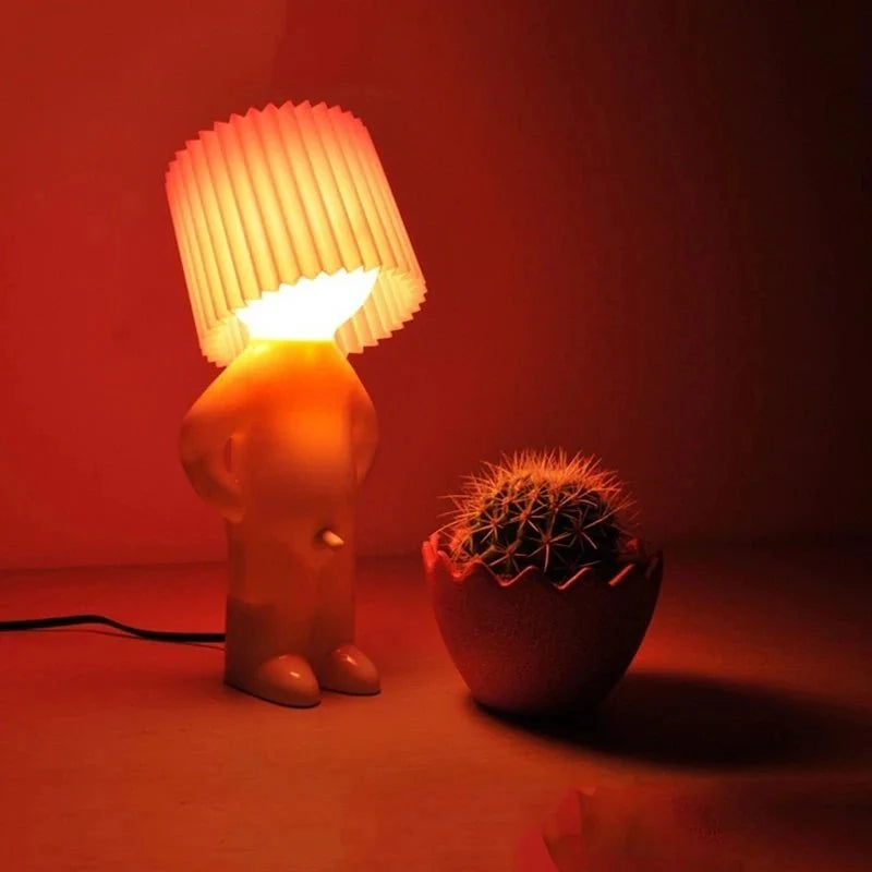 Playful LED Table Lamp | Cheerful Wavy Accent Light - Table Lamp product view 3