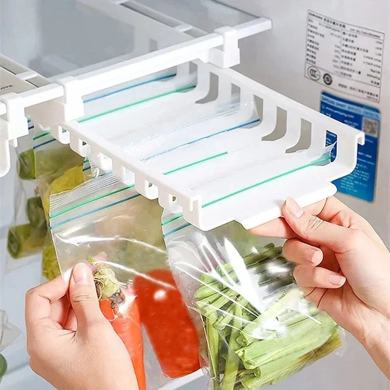 Refrigerator Drawer Organizer - Space-Saving Food Storage Rack - product image 2