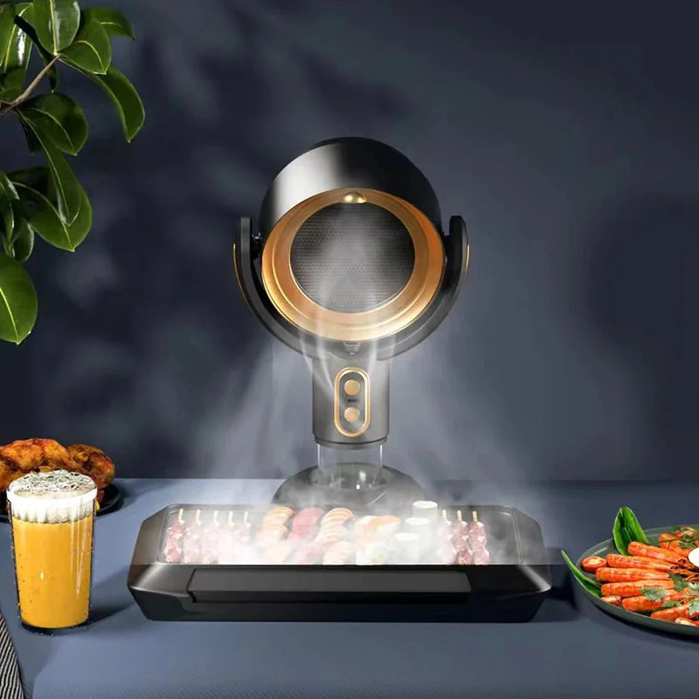 Desktop Smoke Air Purifier | Compact Filtration, Quiet Design, White Finish