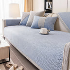 Cotton-Linen Sofa Cover with non-slip quilted protection — product image 7