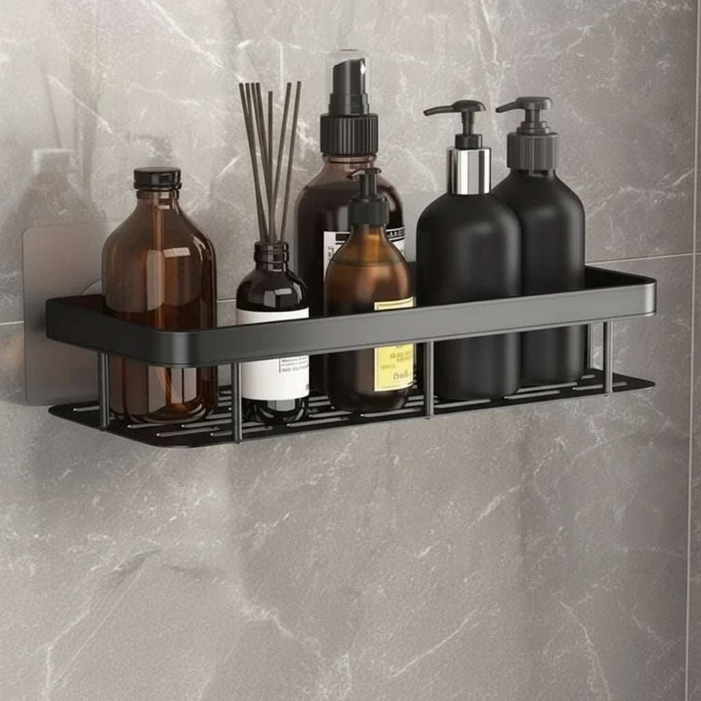 Adhesive Shower Shelf with drill-free bathroom storage — product image 6