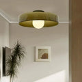 Nordic Glass Ceiling Light with two-tone led fixture — product image 1