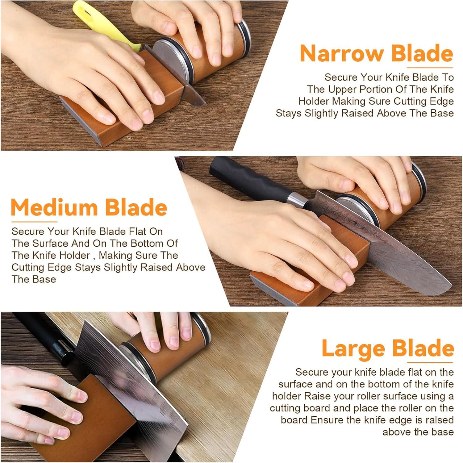 Rolling Knife Sharpener with diamond and ceramic system — product image 6