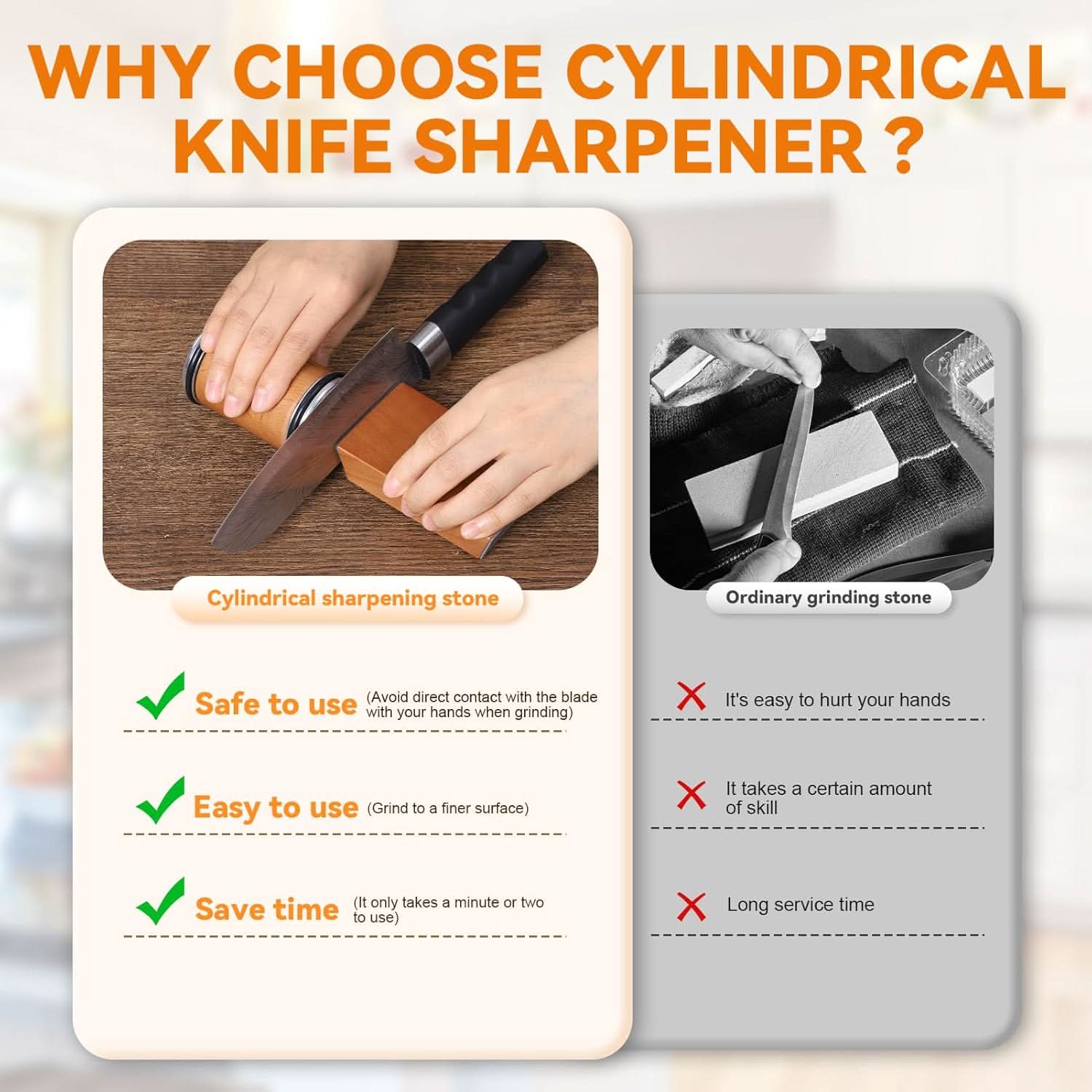 Rolling Knife Sharpener with diamond and ceramic system — product image 7
