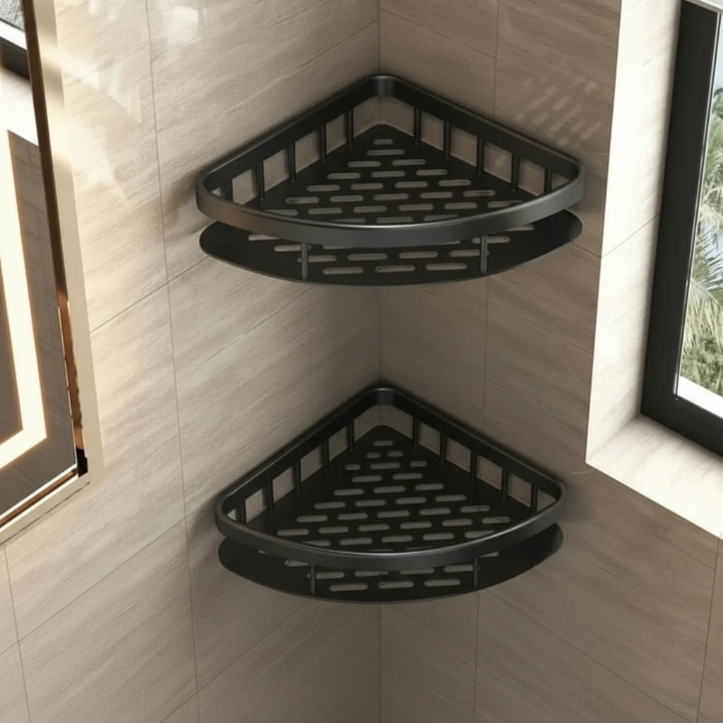 Adhesive Shower Shelf with drill-free bathroom storage — product image 20