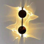 Rotatable LED Wall Light - Ribbed Stainless Steel Fixture - product image 6