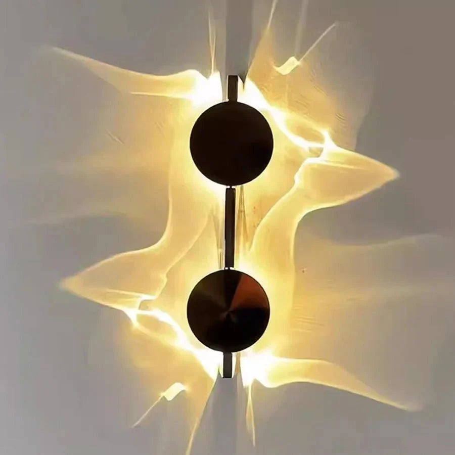 Rotatable LED Wall Light - Ribbed Stainless Steel Fixture - product image 6