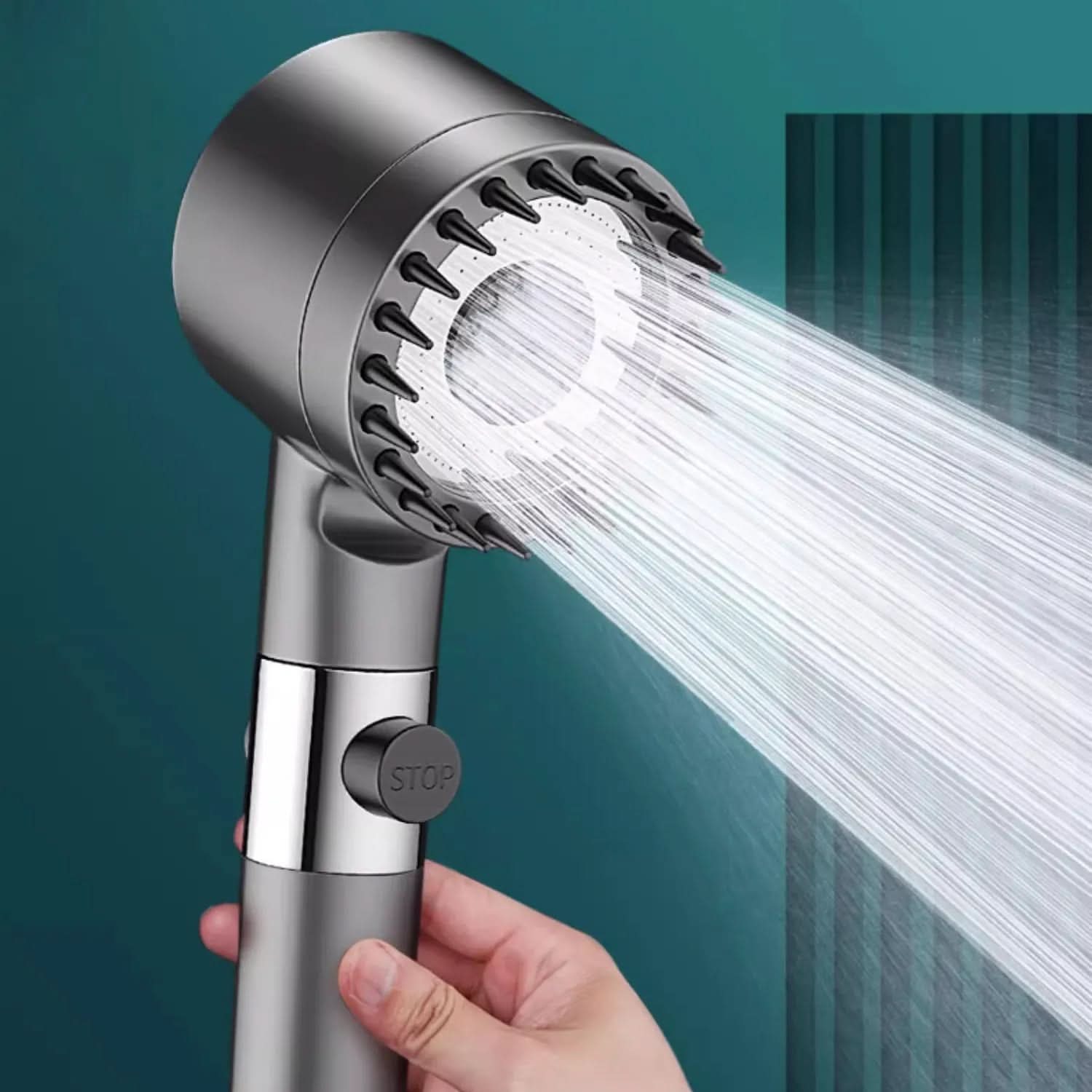 Shower Head | High-Pressure Filtered Handheld Design — product image 3