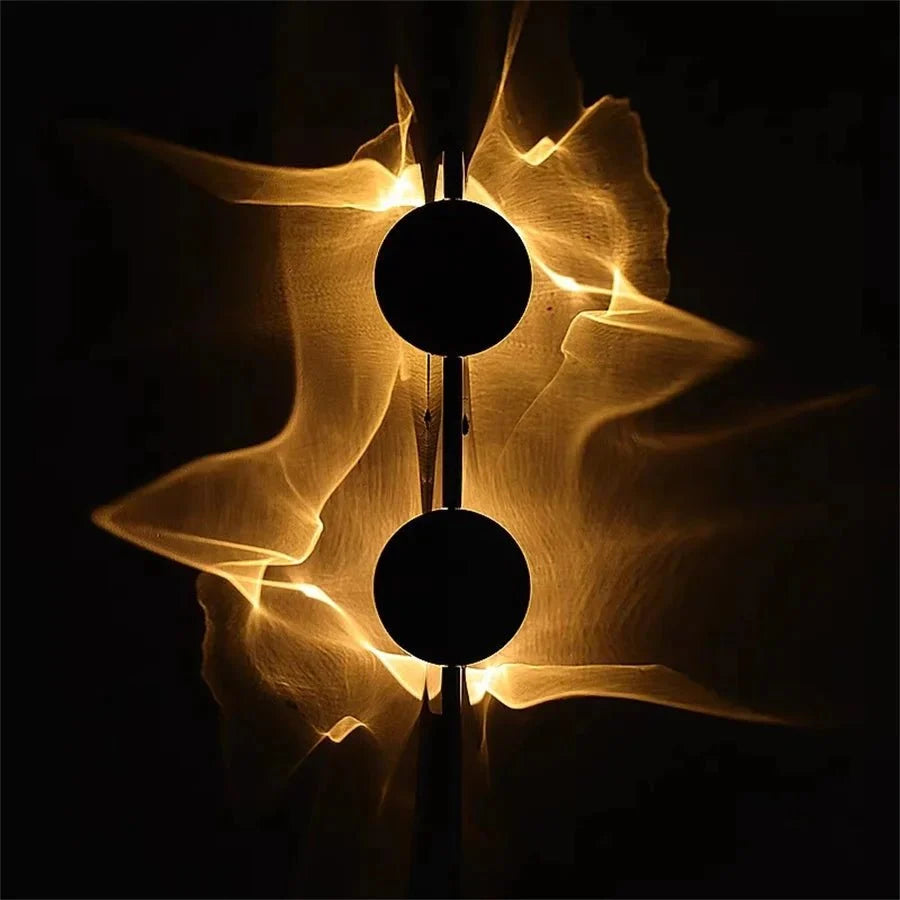 Rotatable LED Wall Light - Ribbed Stainless Steel Fixture - product image 8