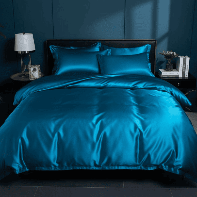 Satin-look bedding set color view 1