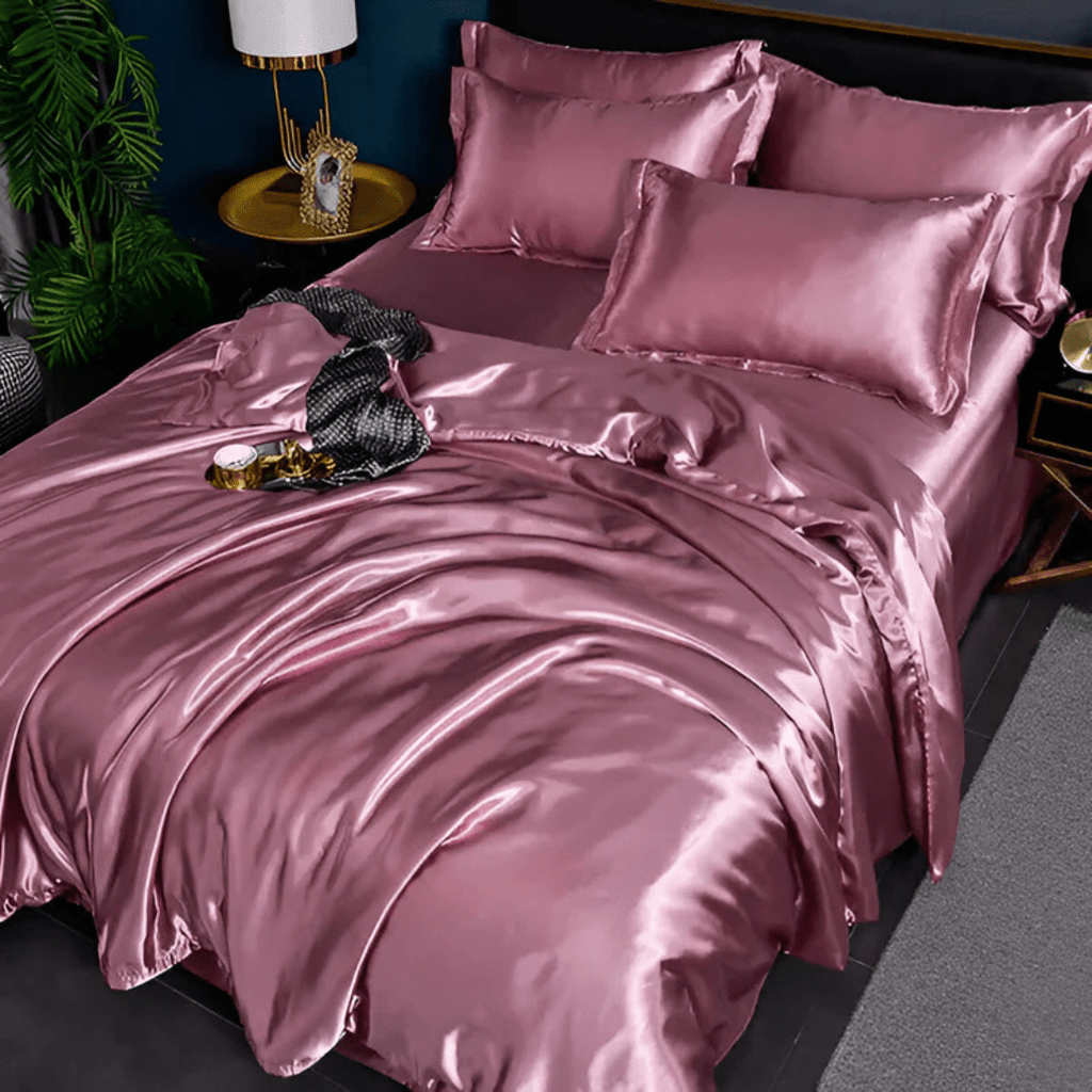 Satin-look bedding set color view 5