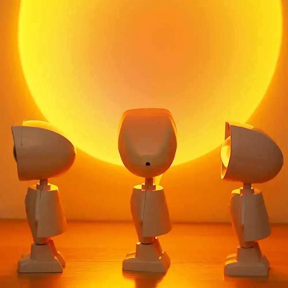 Astronaut Robot Lamp | Rechargeable Rainbow Mood Light - Table Lamp product view 1