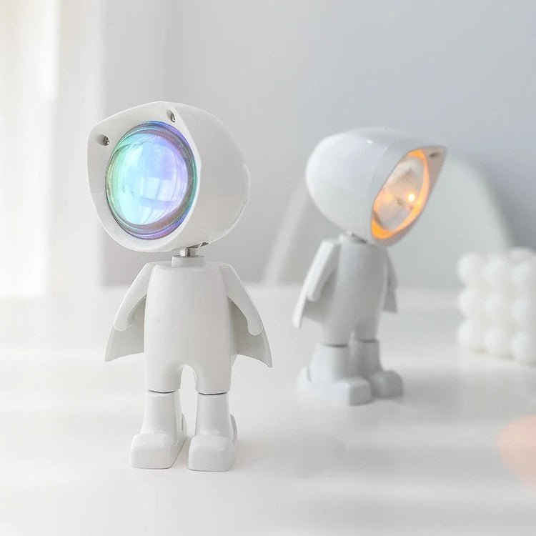 Astronaut Robot Lamp | Rechargeable Rainbow Mood Light - Table Lamp product view 2