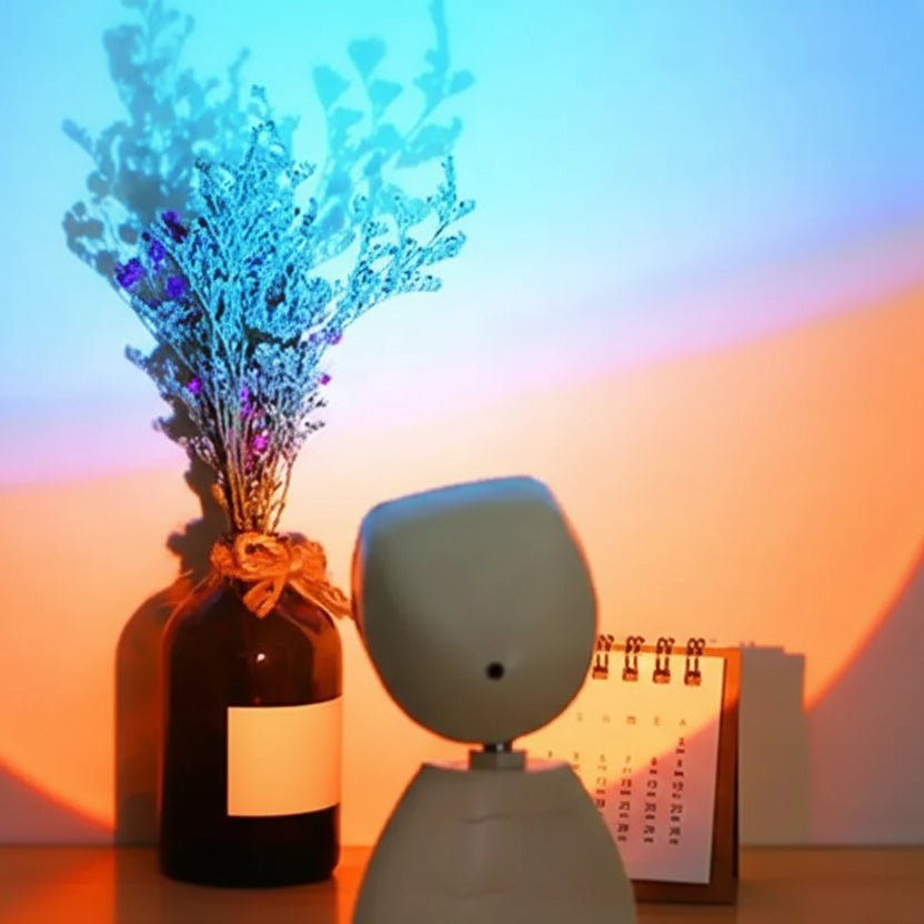 Astronaut Robot Lamp | Rechargeable Rainbow Mood Light - Table Lamp product view 8