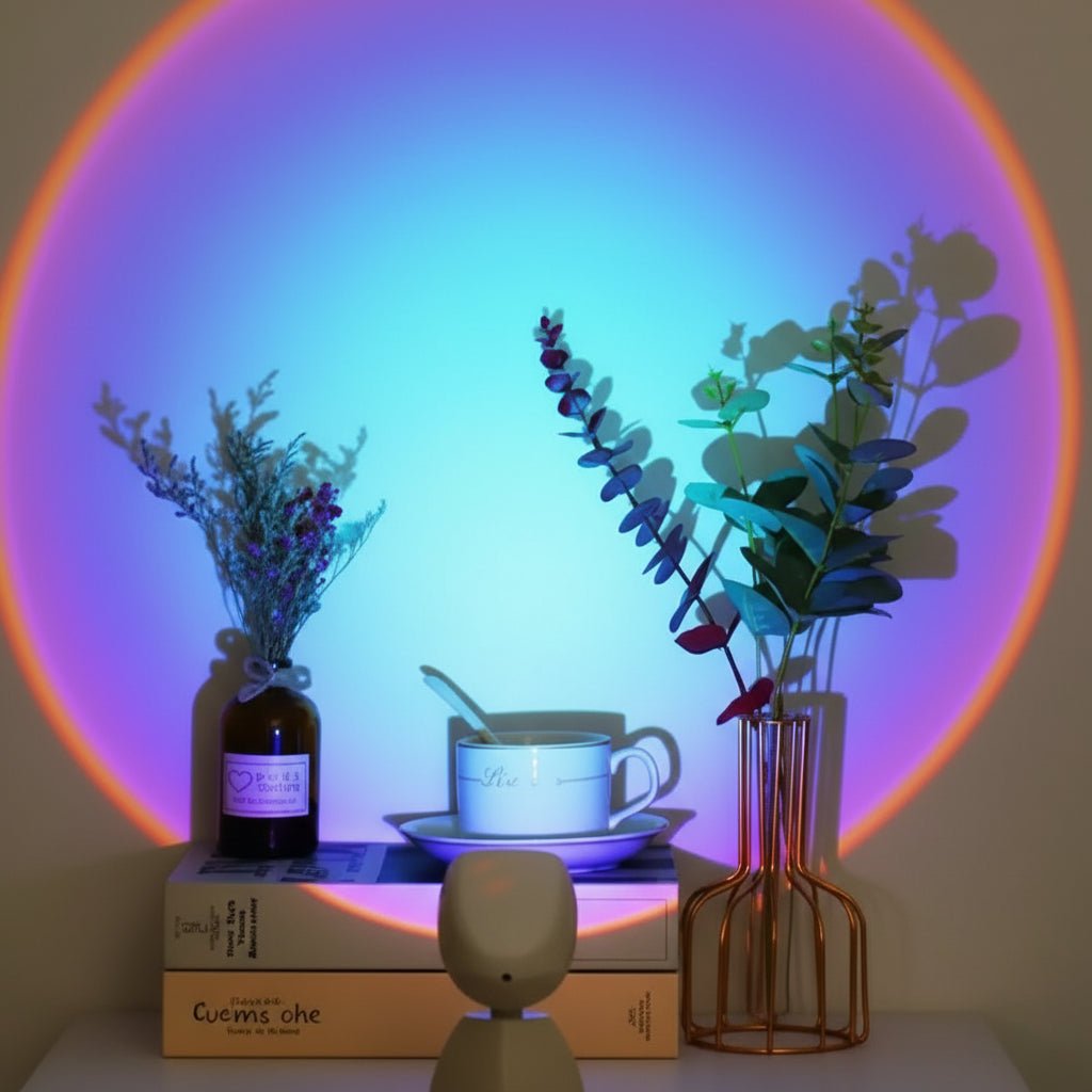 Astronaut Robot Lamp | Rechargeable Rainbow Mood Light - Table Lamp product view 9