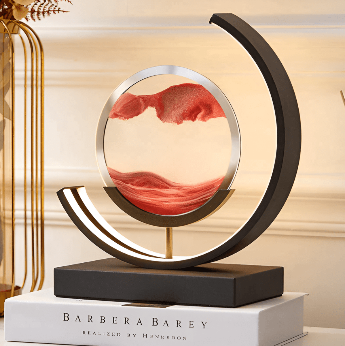 Sand Art Table Lamp | Dimmable Ambient Motion Light - Table Lamp product view 3