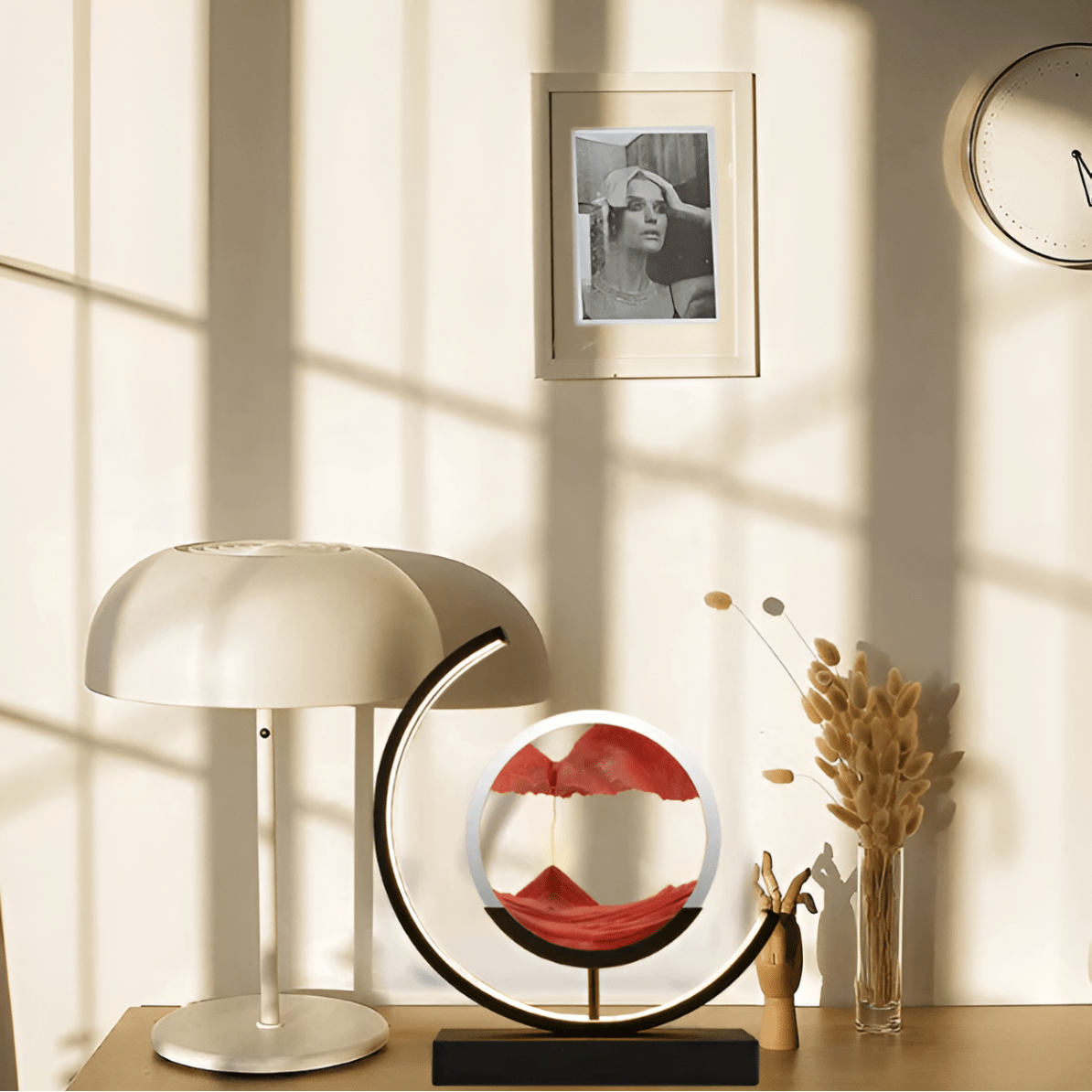 Sand Art Table Lamp | Dimmable Ambient Motion Light - Table Lamp product view 4