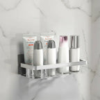 Adhesive Shower Shelf with drill-free bathroom storage — product image 7