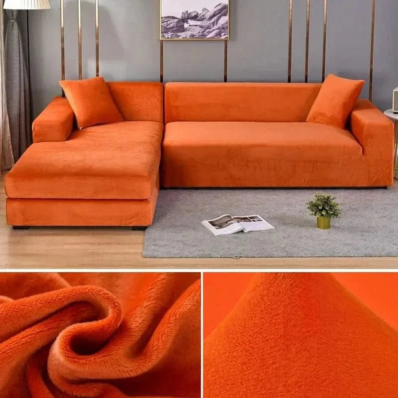 Sofa Cover | Stretch Velvet, Twenty Colors — product image 6