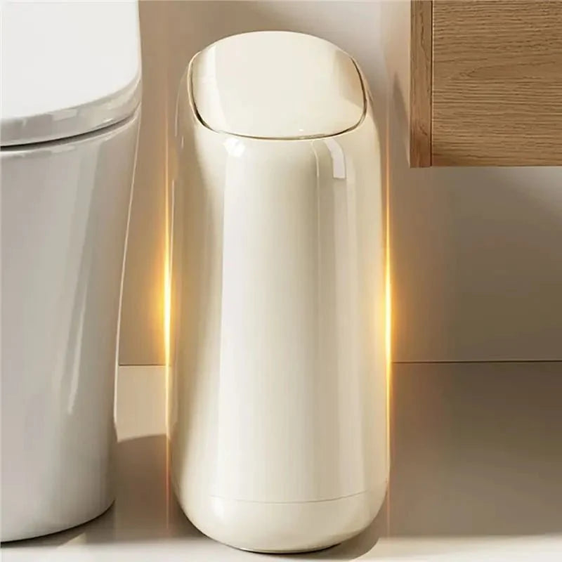 Slim Trash Can | Narrow-Space Household Waste Bin - Trash Can product view 3