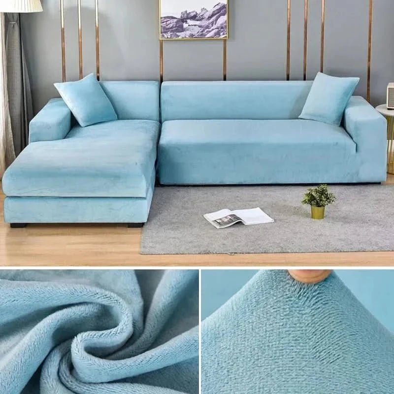 Sofa Cover | Stretch Velvet, Twenty Colors — product image 7