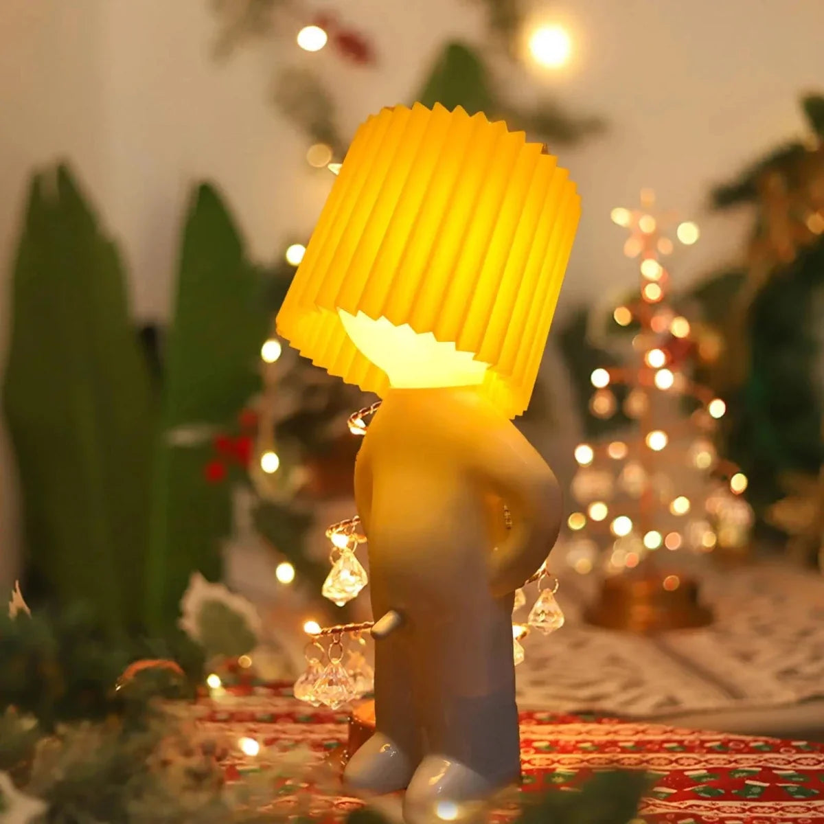 Playful LED Table Lamp | Cheerful Wavy Accent Light - Table Lamp product view 1