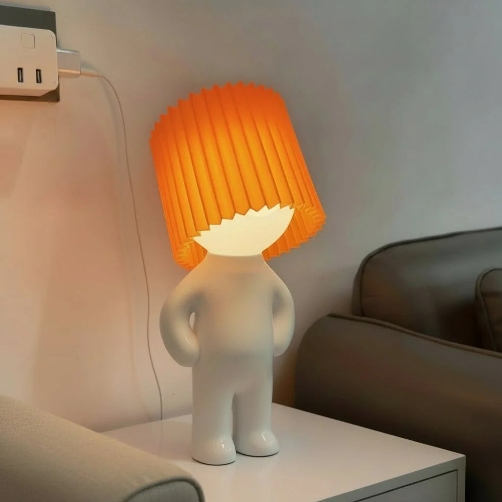 Playful LED Table Lamp | Cheerful Wavy Accent Light - Table Lamp product view 11