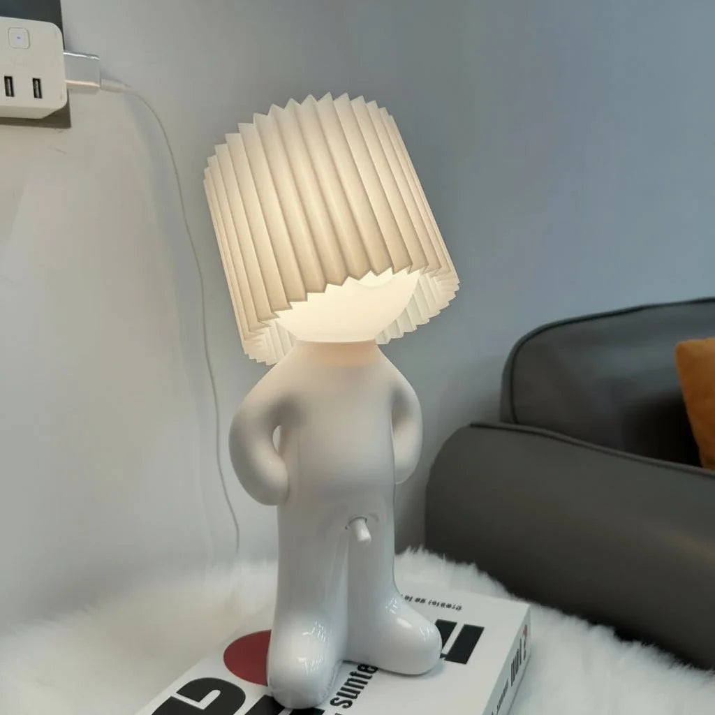 Playful LED Table Lamp | Cheerful Wavy Accent Light - Table Lamp product view 12