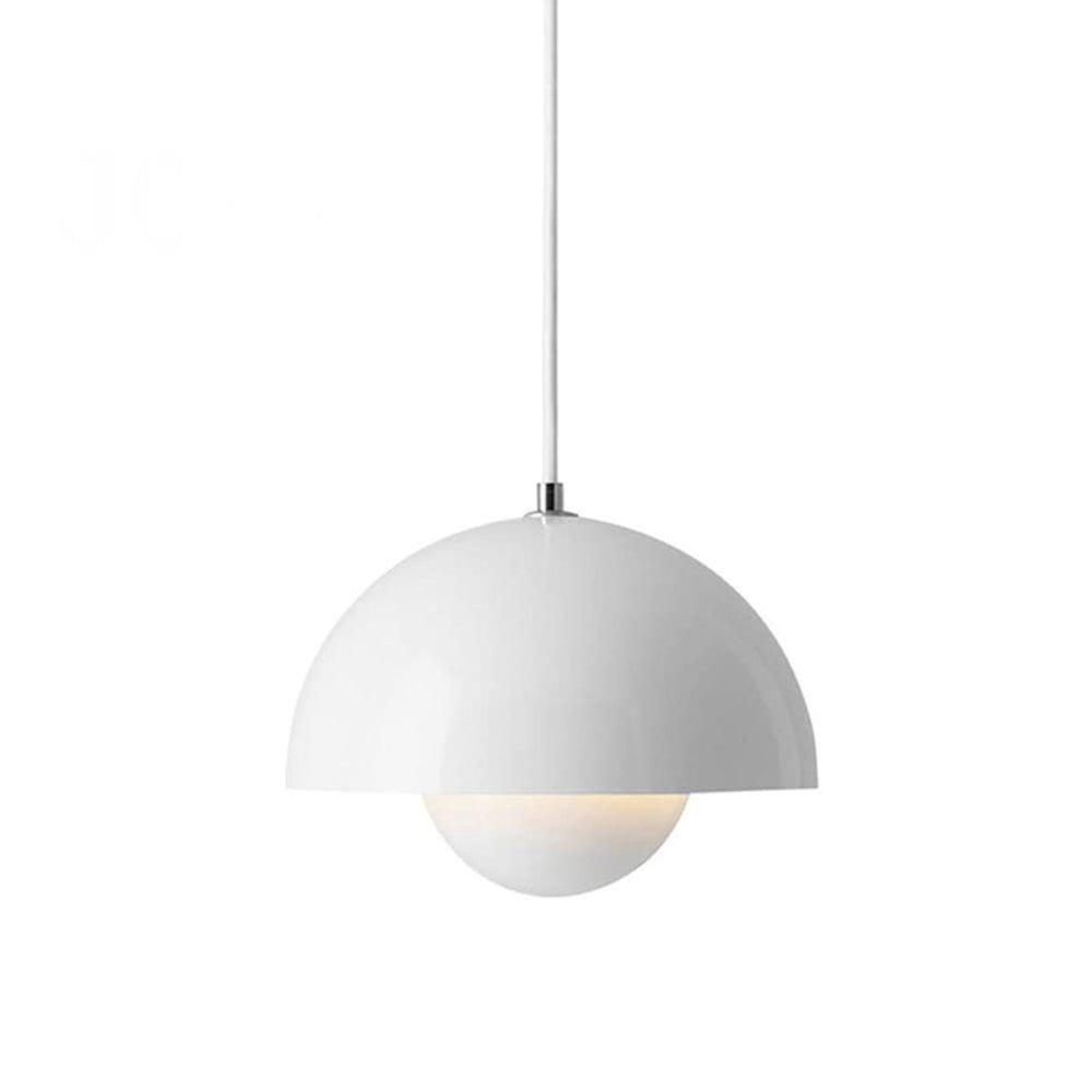 Scandinavian Color Dome Chandelier | Dimmable Metal Pendant Light image 14